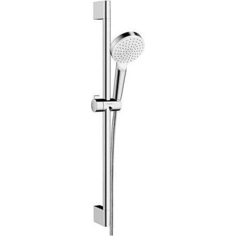 Hansgrohe Crometta brusesæt, vandbesparende, krom/hvid