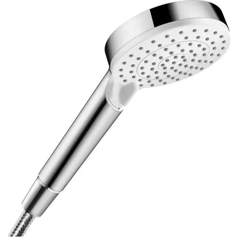 Hansgrohe Crometta Vario handdusch, vattenbesparande, krom/vit