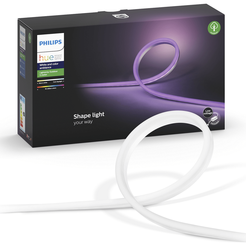 Philips Hue udendørs LED bånd startkit, 5 meter