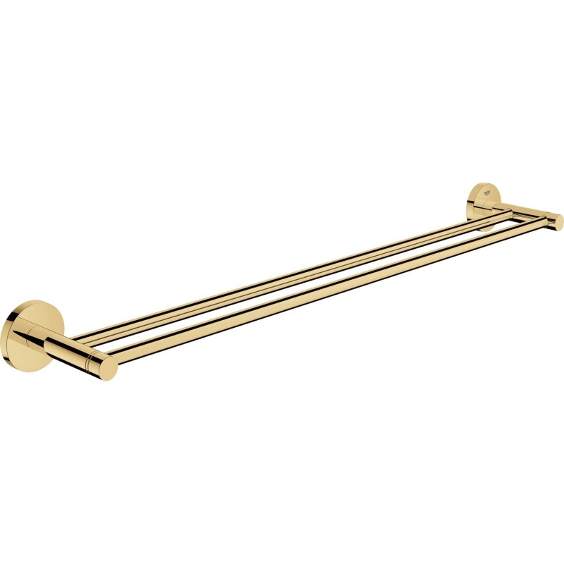GROHE Essentials Dobbelt håndklædestang 600mm - Poleret Cool Sunrise