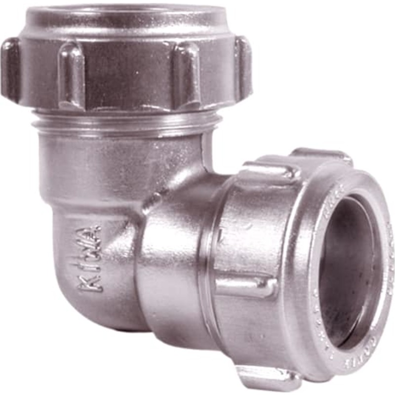 Conex 12mm komp.vink. krom godkendt til pex og kobber