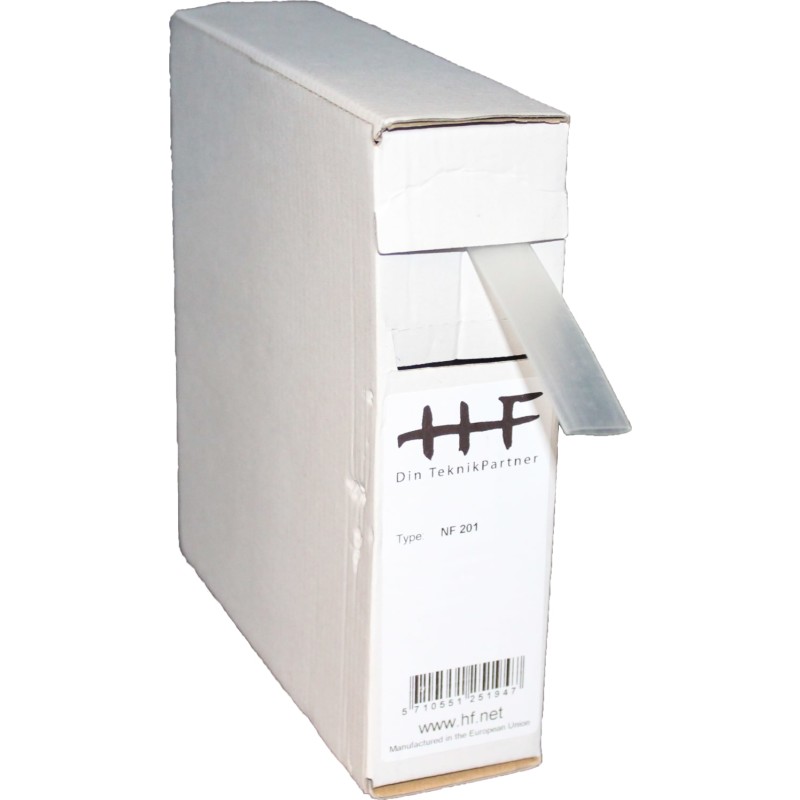 Krympeflex 2:1 klar, 9,6-4,8 mm, uden lim, i dispenser boks, 5 meter