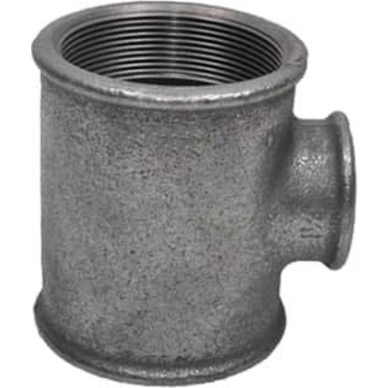Sort tee 2 1/2" x 1" x 2 1/2