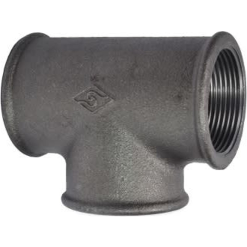 Georg Fischer tee 90° sort 2.1/2''