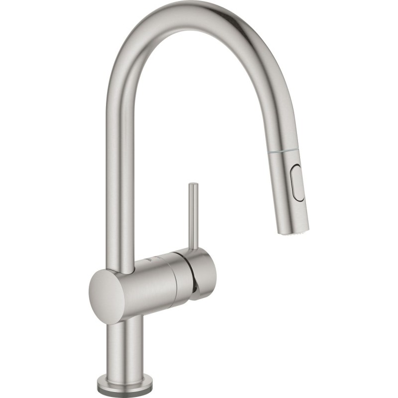 Grohe Minta Touch Elektronisk køkkenarmatur med udtrækstud dual C-tud - Supersteel