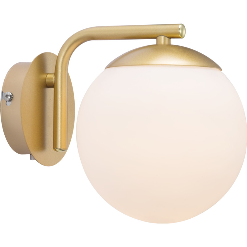 Grant Væglampe Brass - Nordlux - Stue - Glas - Kugle