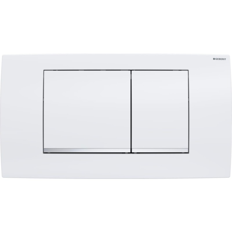 Geberit TRIPPING flush plate TWINLINE 30 WHITE/CHROME/WHITE GEBERIT // DLP.G.115.899.KJ.1