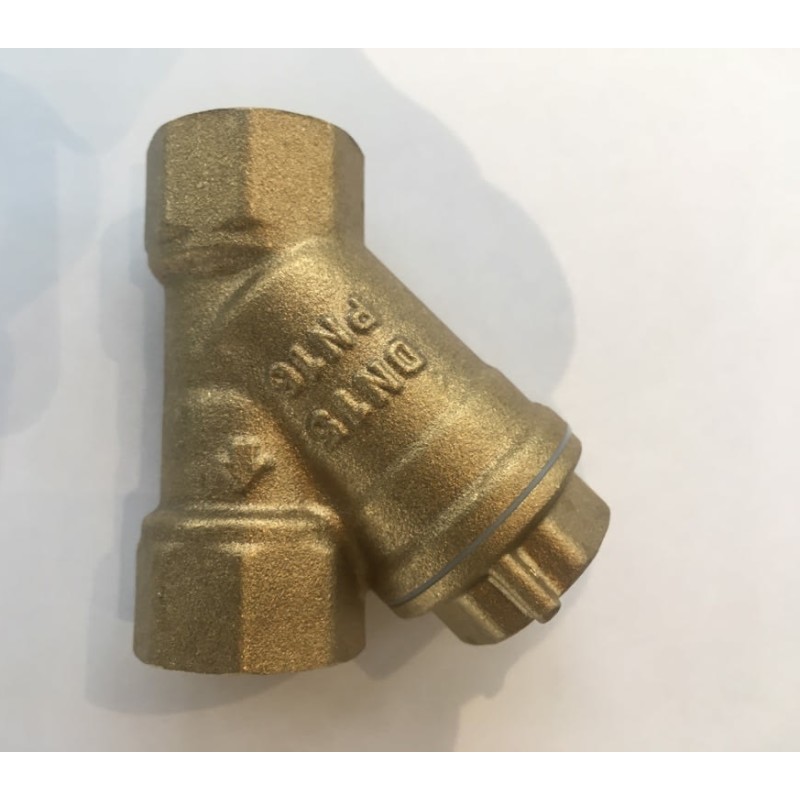 Snavssamler 1 1/4", messing
