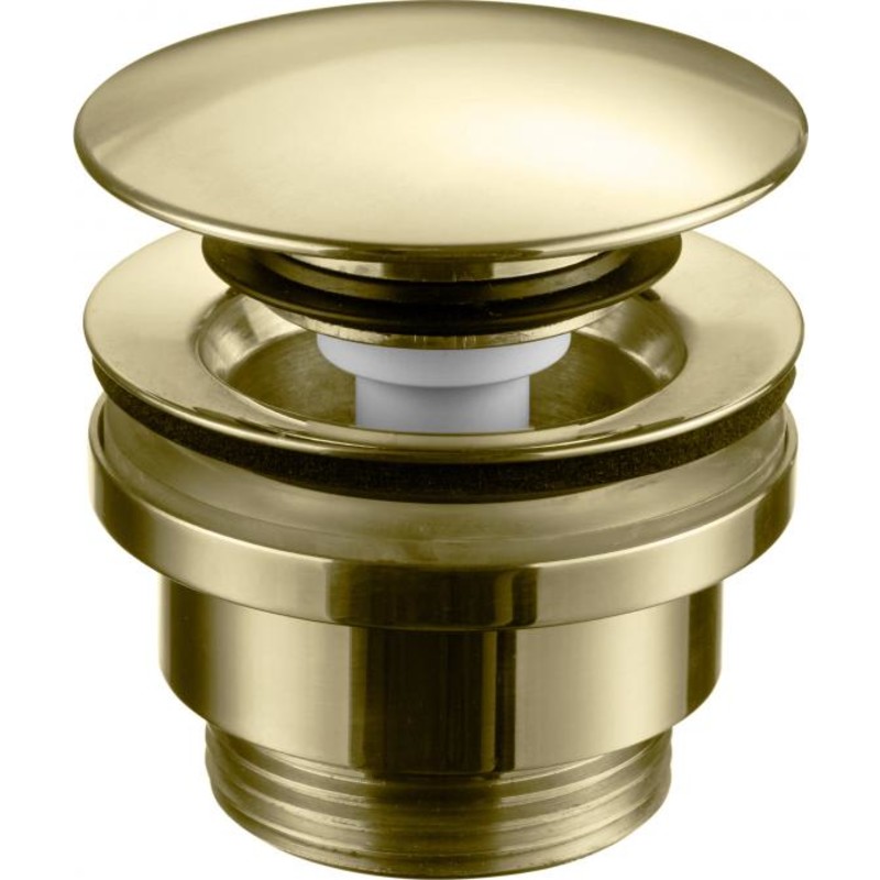 Tapwell 74400 bottenventil, push-open, guld