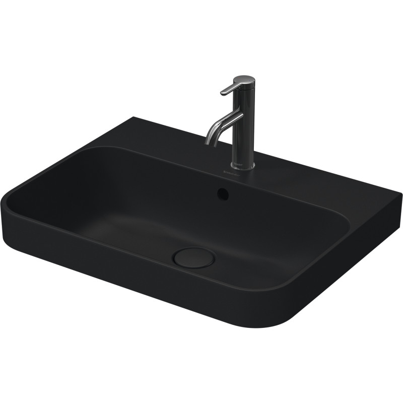 Duravit Happy D.2 tvättställ, 60x46 cm, matt antracit