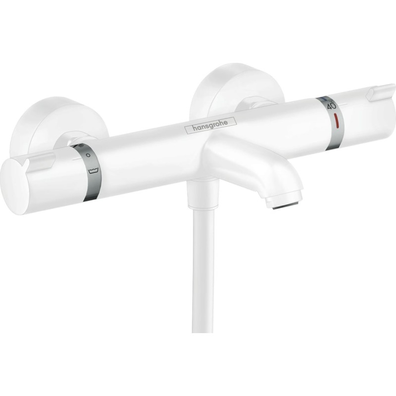hansgrohe Ecostat Comfort termostatarmatur til kar/brus Mat hvid