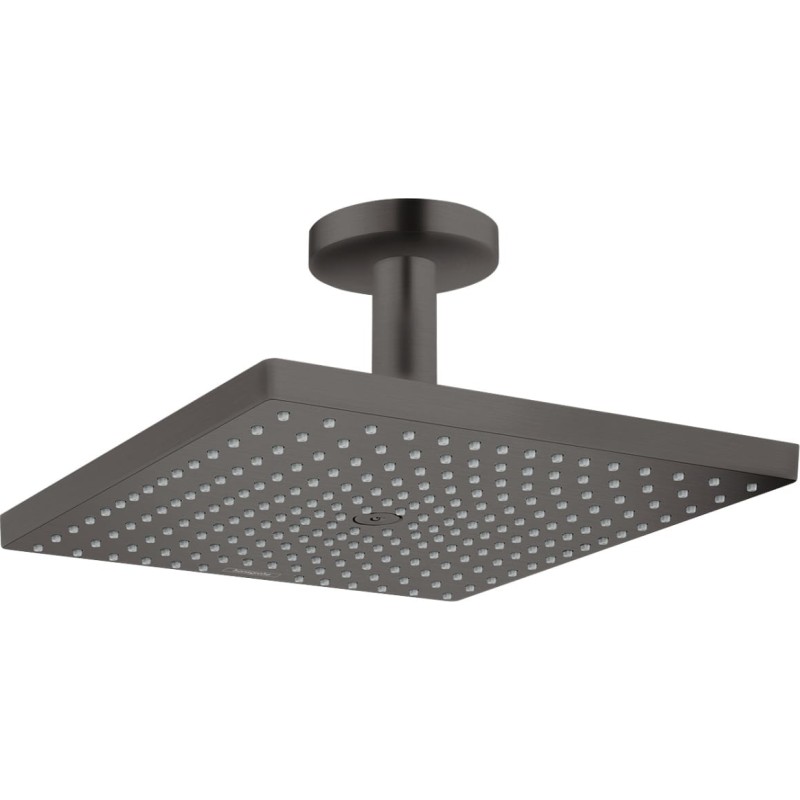 hansgrohe Raindance E 300 hovedbruser til loft 1jet, Børstet sort krom