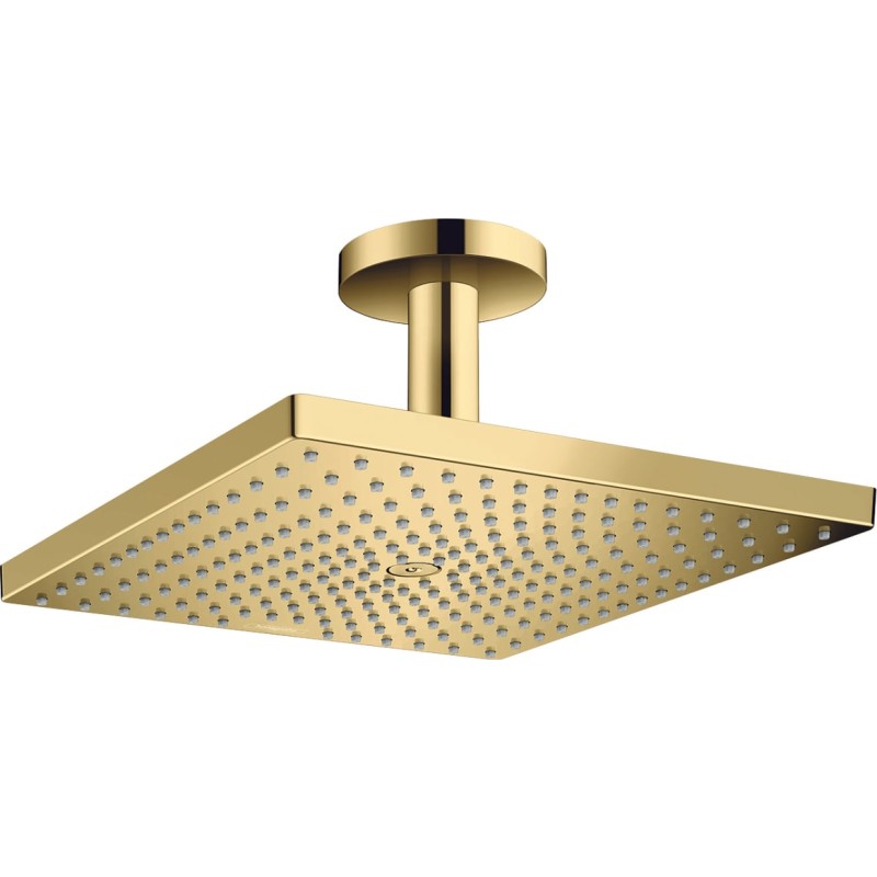 hansgrohe Raindance E 300 hovedbruser til loft 1jet, Poleret guld-optik