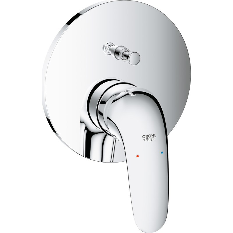 GROHE Eurostyle Solid etgrebsbatteri ø158mm til kar/brus. Forkromet