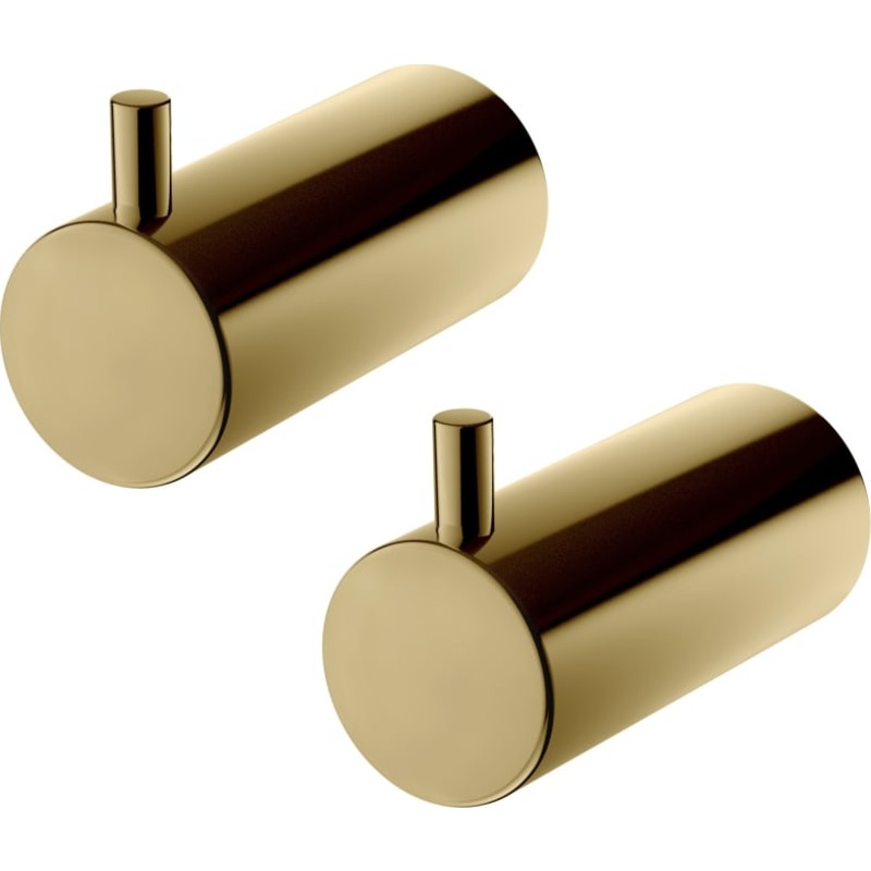 Tapwell TA242 handdukskrok, 2 st, mässing