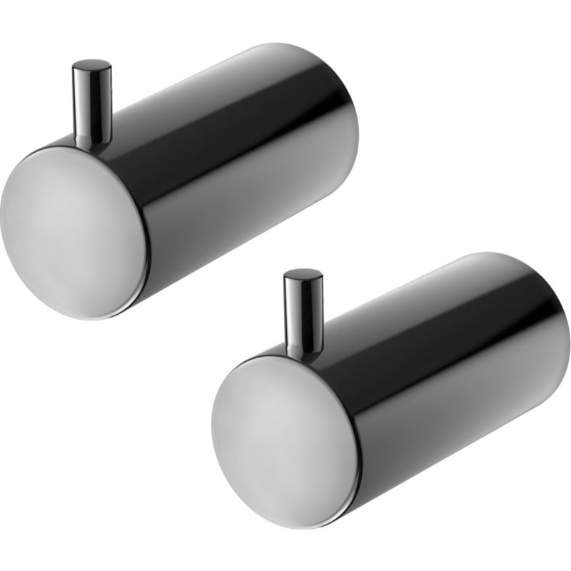 Tapwell TA242 handdukskrok, 2 st, svart krom