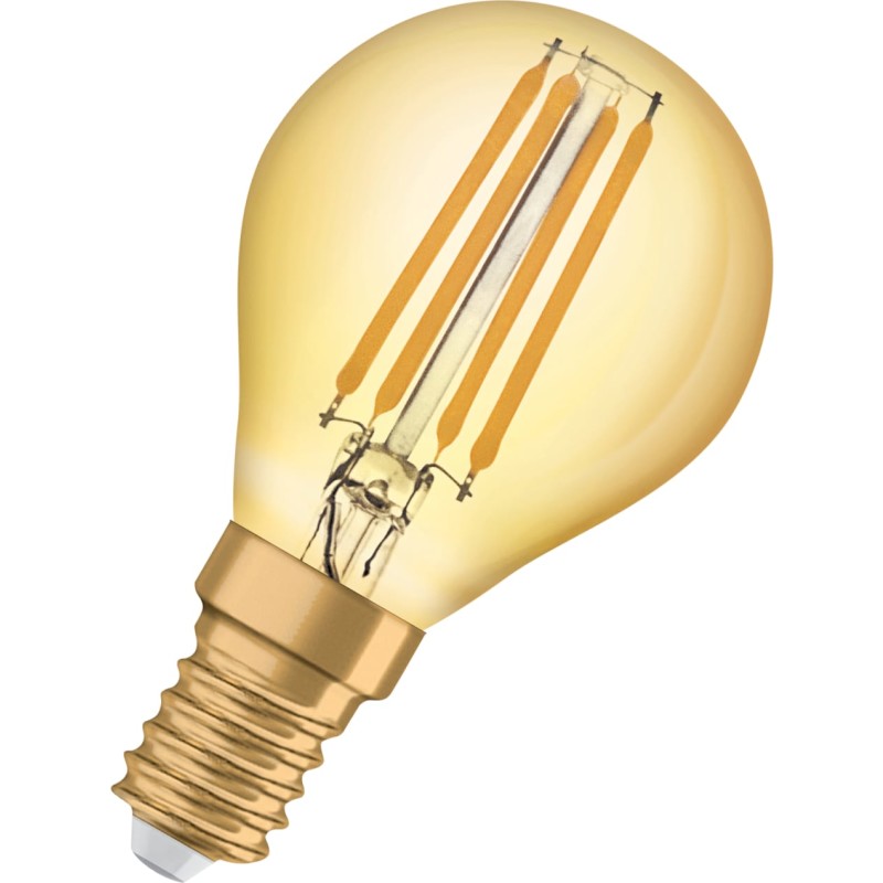 Osram LED pære Vintage 1906 Krone Filament 4W/824 (35W) Guld E14