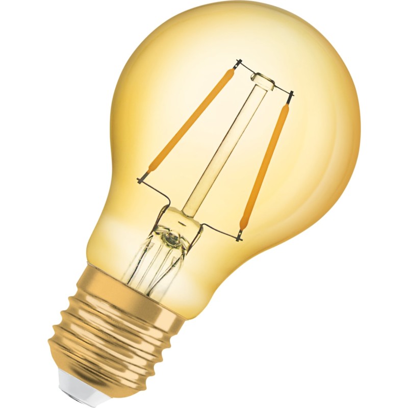 Osram LED pære Vintage 1906 Standard guld filament 410lm 4W/824 (35W) E27 E27