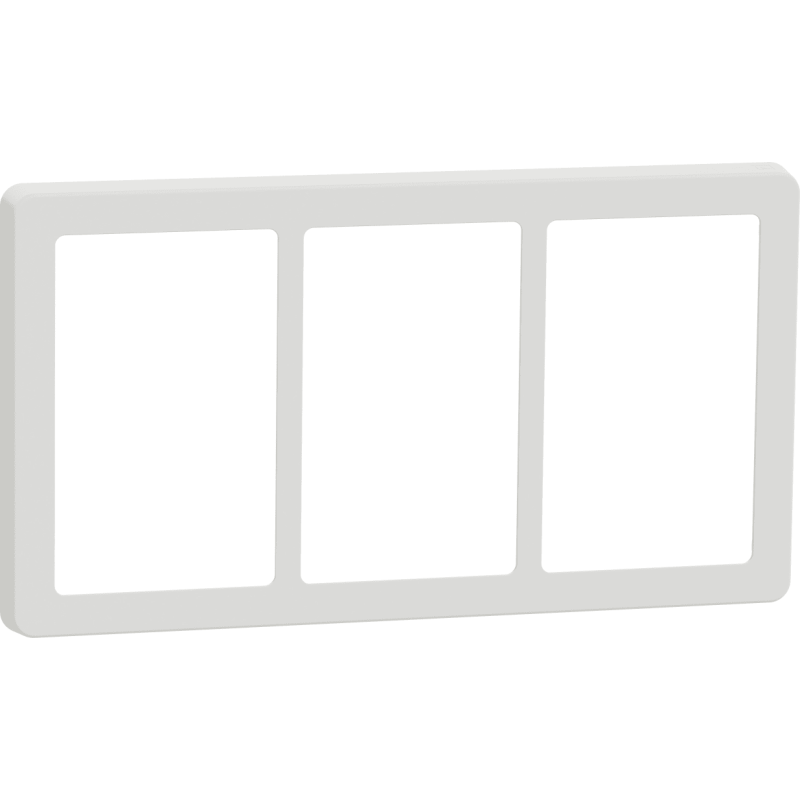 LK FUGA Base 63 ramme 3X1,5 modul, Hvid, AAK560D6965
