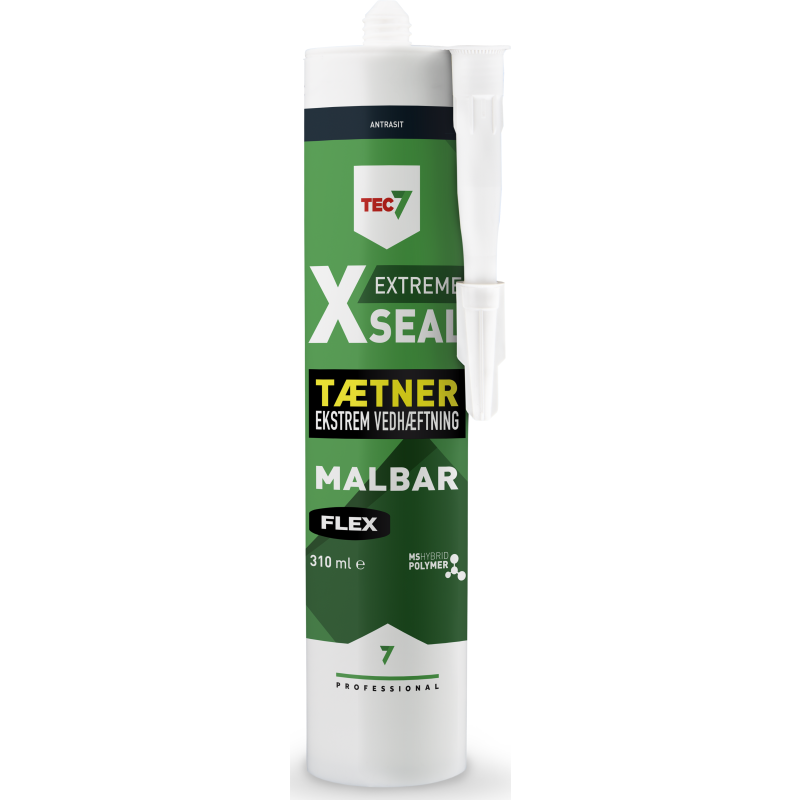 Tec7 X-Seal flex fugemasse 310 ml patron antracit ral7016 - 1600830