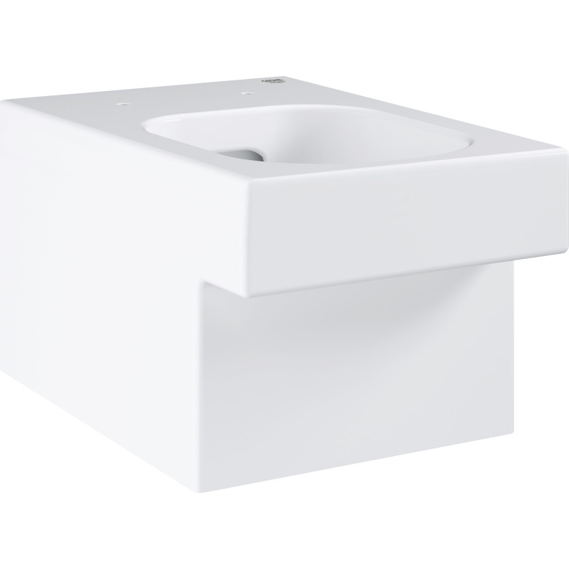 GROHE Cube Ceramic hængeskål til indbyggede cisterner, P-vandlås, Kantløs