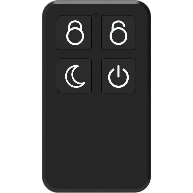 Sikkerthjem S6EVO Fjernbetjening Med Smart-home Styring