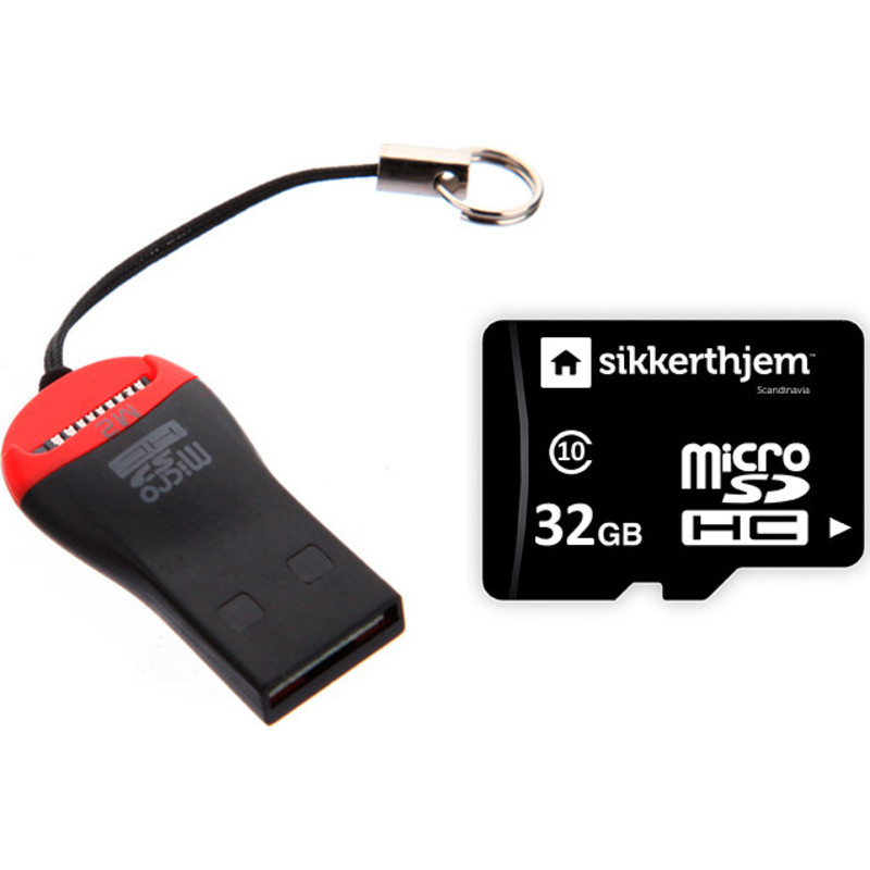 Sikkerthjem 32GB microSD minneskort till SmartCam