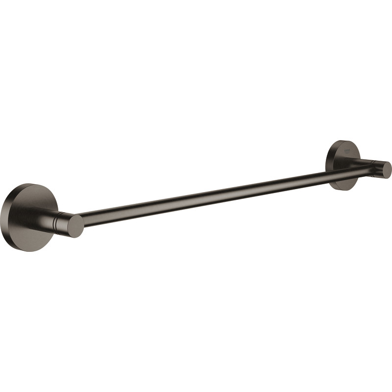 Grohe Essentials handduksstång, 45 cm, borstat svart krom