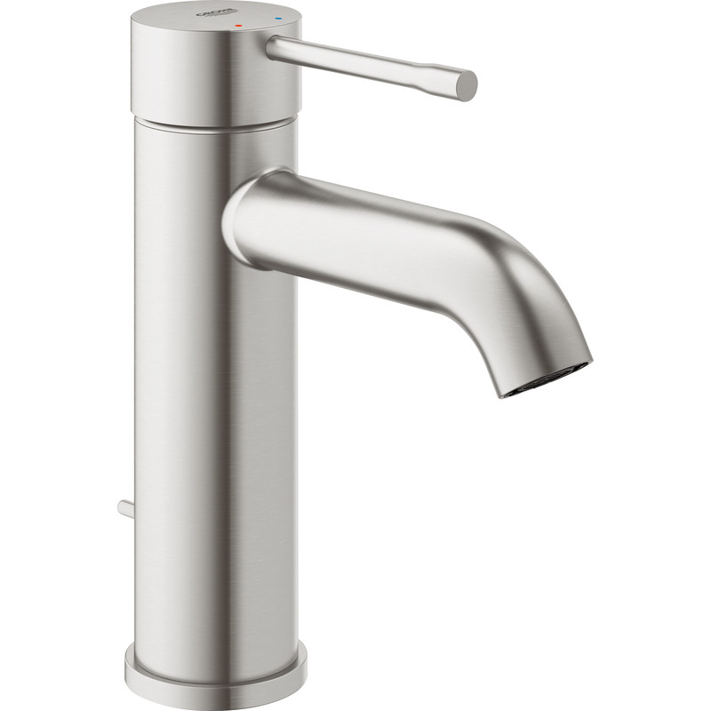 GROHE Essence New etgrebsbatteri S-Size m/bundventil - Supersteel