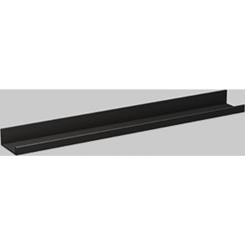 Laufen Assist hylla, 80x10 cm, matt svart