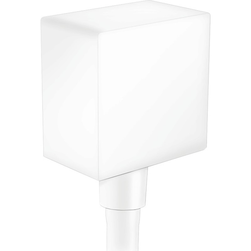 hansGrohe FixFit Square slangeudtag, mat hvid