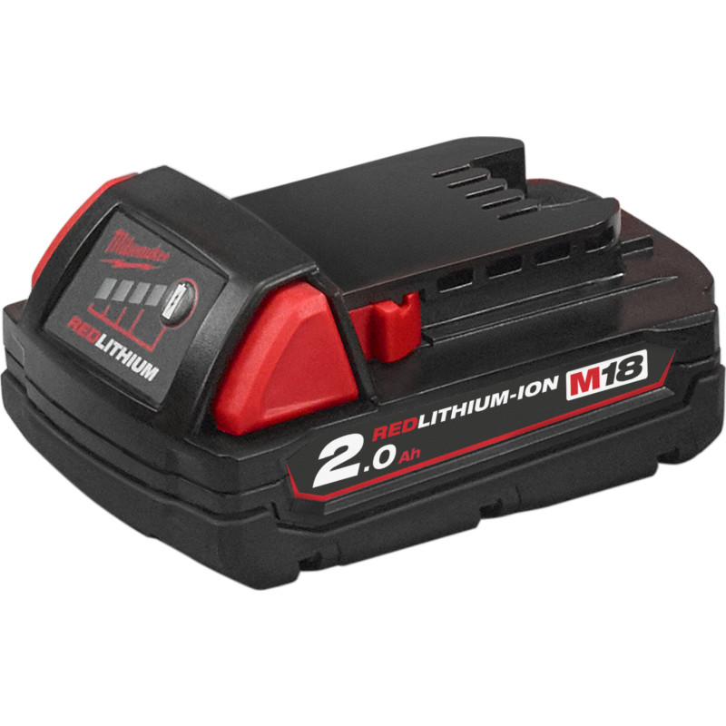 Milwaukee M18 Red Lithium B2 batteri, 18V/2,0 Ah