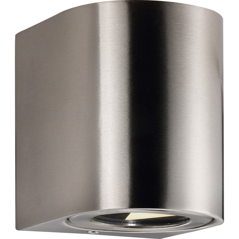 Nordlux Canto 2 v&auml;gglampa utomhus, rostfritt st&aring;l
