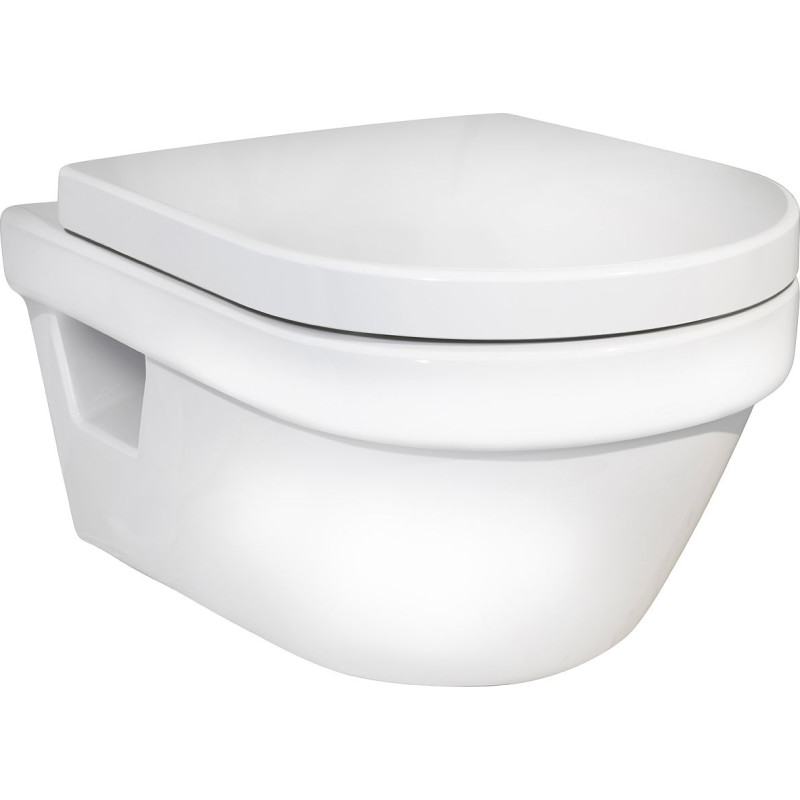Gustavsberg Hygienic Flush v&auml;ggh&auml;ngd toalett, utan spolkant, vit