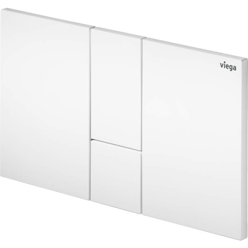 Viega prevista wc-betjeningsplade visign for style 24 hvid