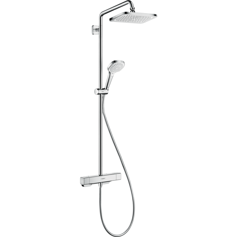 hansgrohe Croma E 280 SHP EcoSmart 1jet.Inkl.hovedbruser,håndbruser,brusetermostat,bruserslange