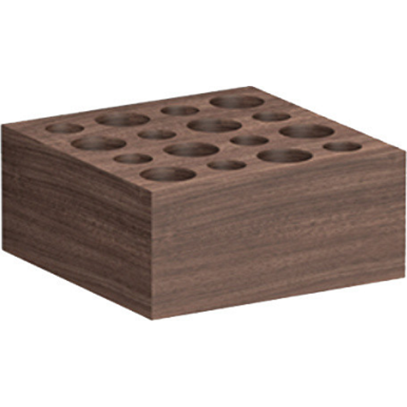 Laufen Assist hulblok, 8,9x8,9 cm, nøddetræ