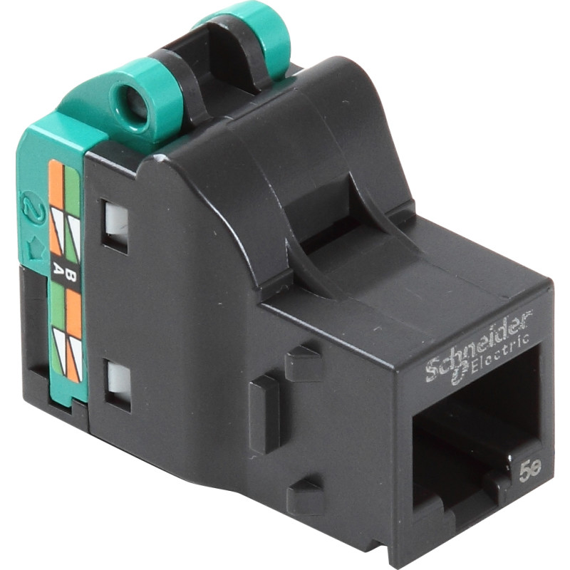 Actassi datastik RJ45 Cat 5, S1, UTP til dataudtag og patchpanel, 4PPoE, 1 stk.