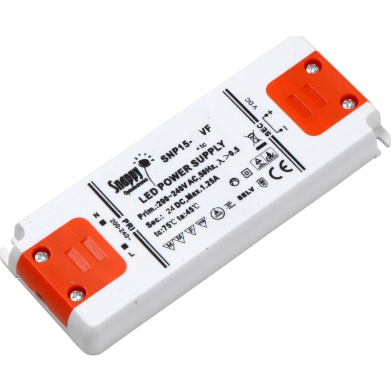 Snappy 50W / 24V DC strømforsyning - 2.08A, IP20 indendørs
