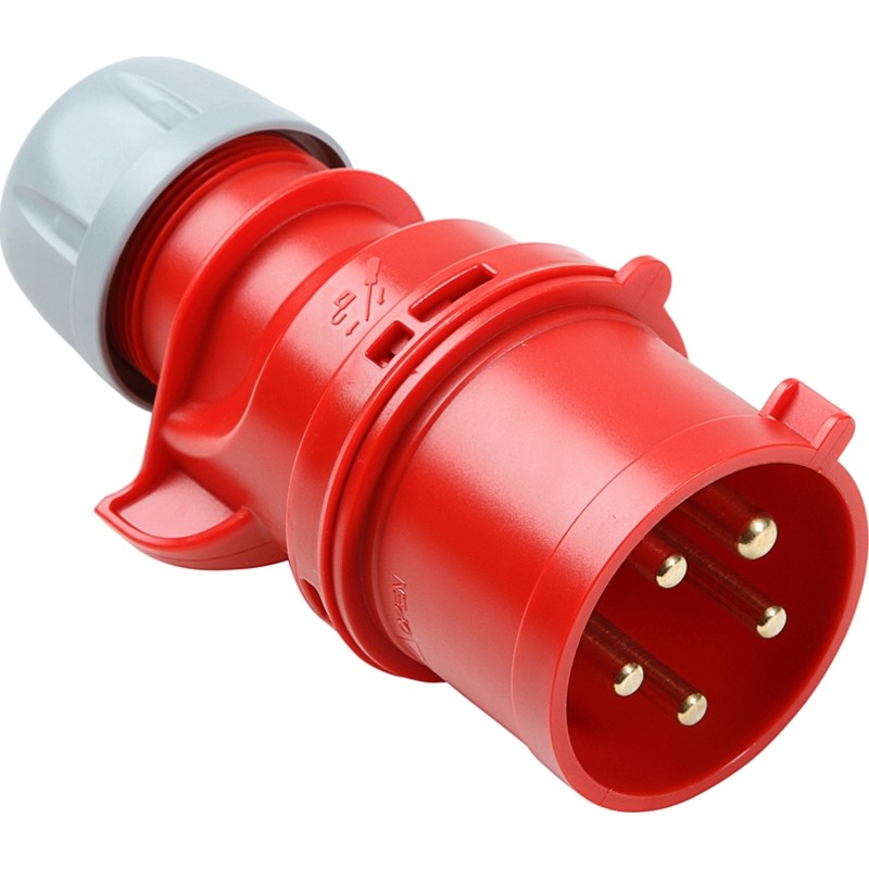 CEE stikprop 32A 3P+N+J 400V rød - IP44