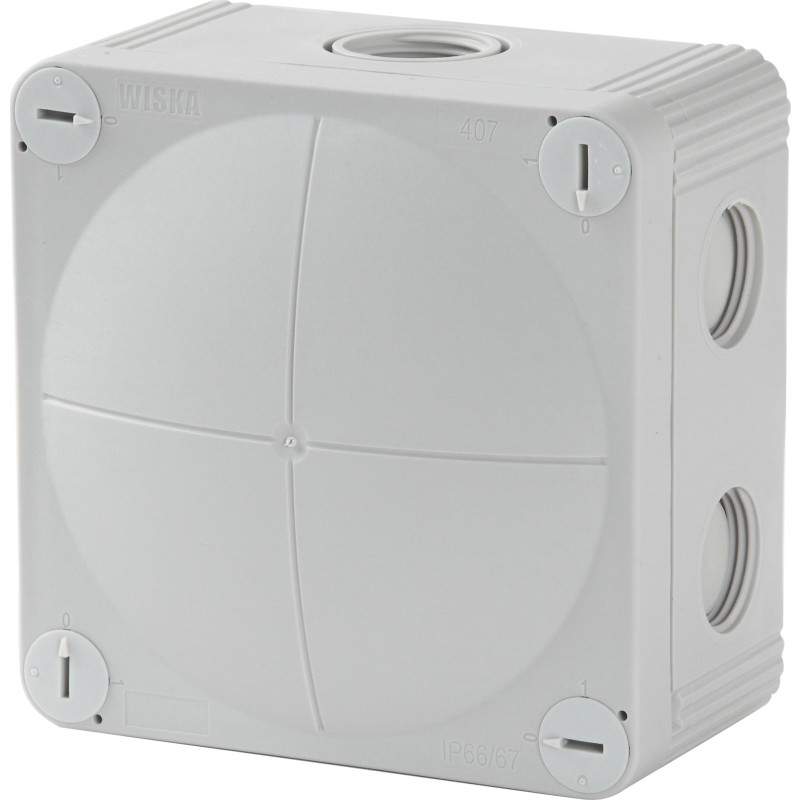 Forgreningsdse Combi 407, 95x95x60 mm, IP66, gr