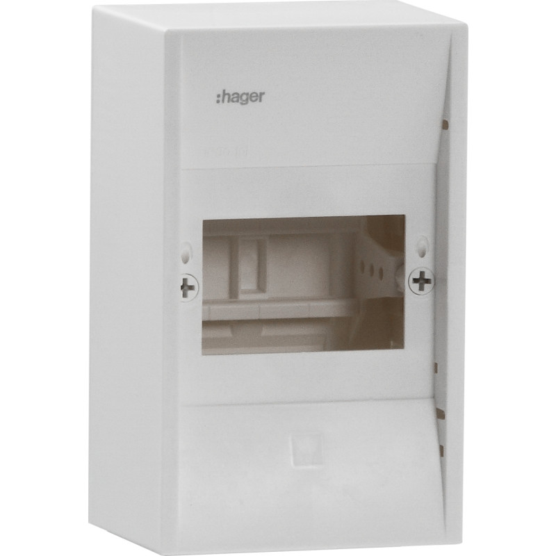 Hager Gamma gruppetavle 4 modul med PE-klemme GD104E, UG2