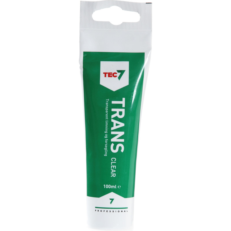Tec7 trans - limer fuger forsegler 100ml tube klar - 1600843