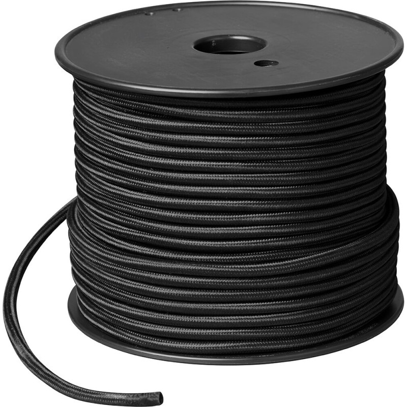 Nielsen Light tygledning, 50 meter, svart