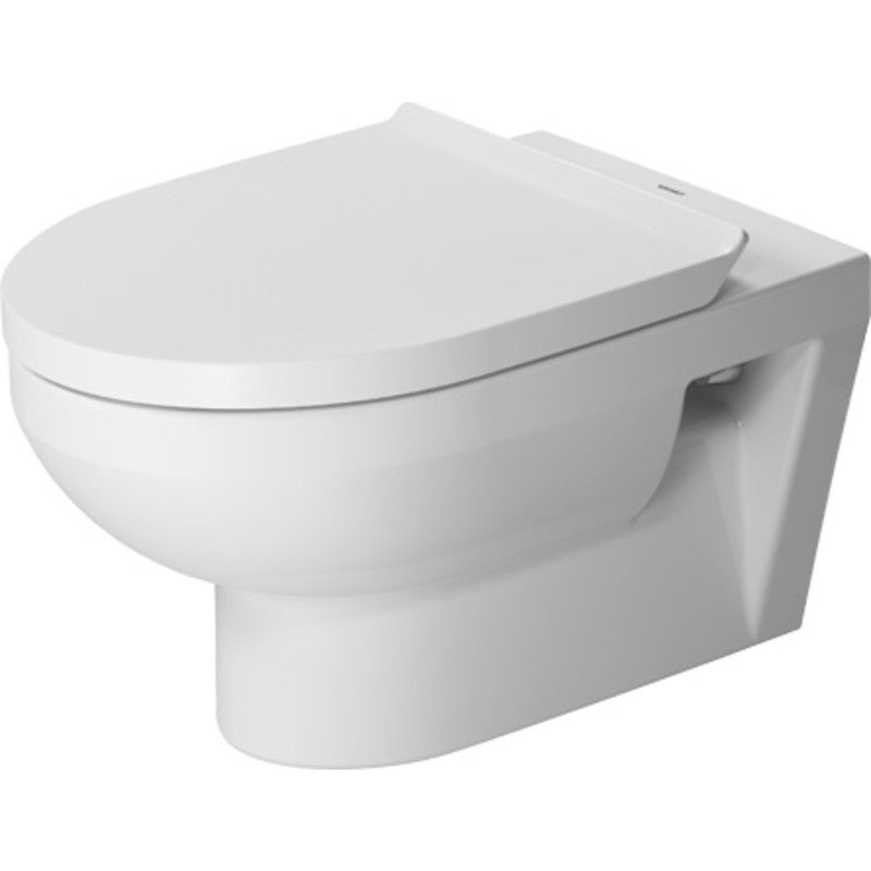 Duravit DuraStyle Basic v&auml;ggh&auml;ngd toalett, utan spolkant, antibakteriell, vit