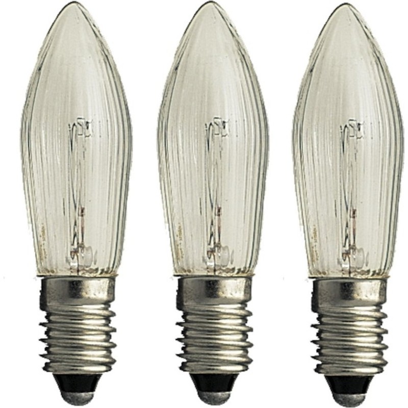 Konstsmide glödlampa för lucialys, 3 st