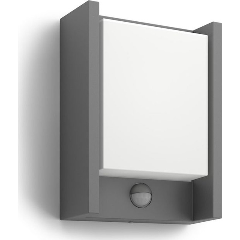 Mygarden arbour væglampe antracitgrå 1x6w 230v ip44 220mm bevægelsessensor
