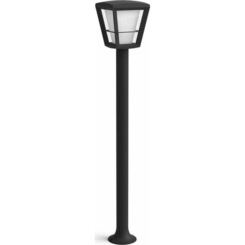 Philips Hue Econic White and Color Ambiance Udendørs Pullertlampe Sort IP44 15W