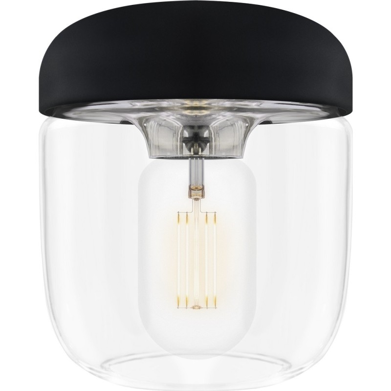 Umage Acorn lampsk&auml;rm, svart/krom