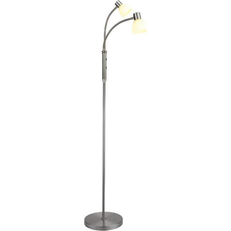 Halo Design Hudson golvlampa, 2-armad, st&aring;l